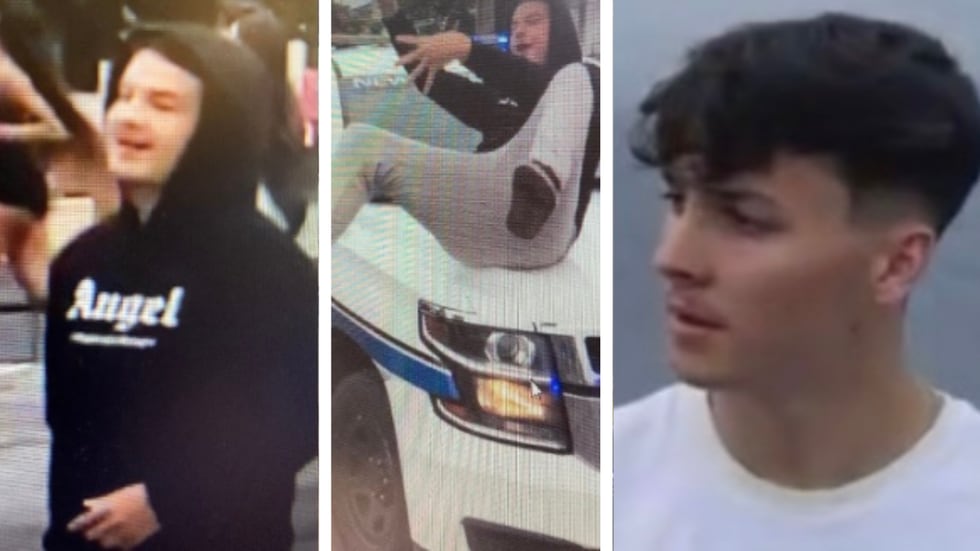 The NOPD has released images of persons of interest related to illegal car stunts that...