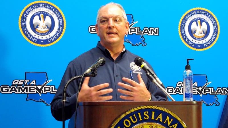 Louisiana Gov. John Bel Edwards talks about his state's response to Hurricane Laura and to the...