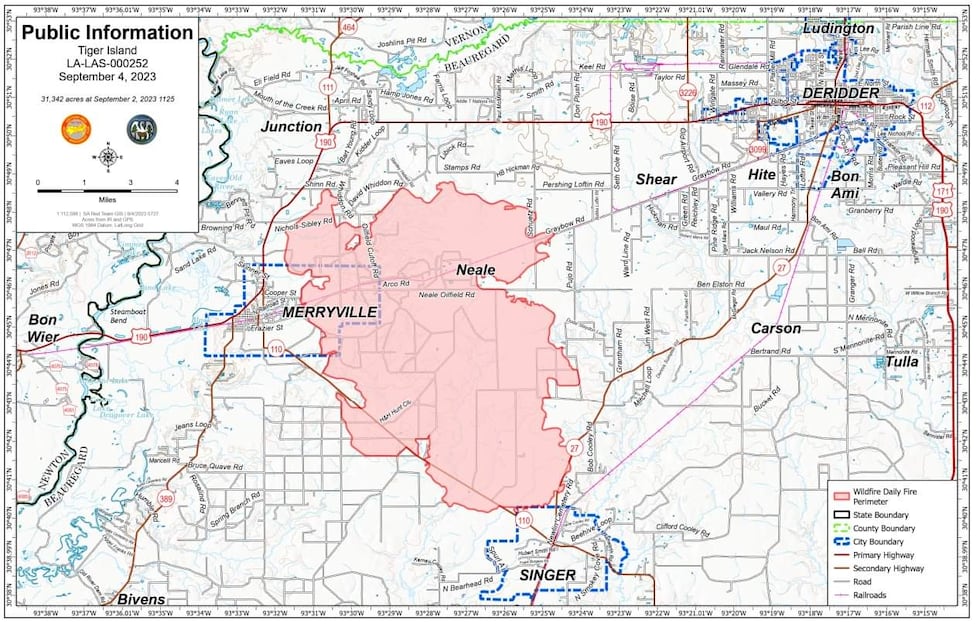 Crews are making good progress on the fire, and containment is up to 55%.