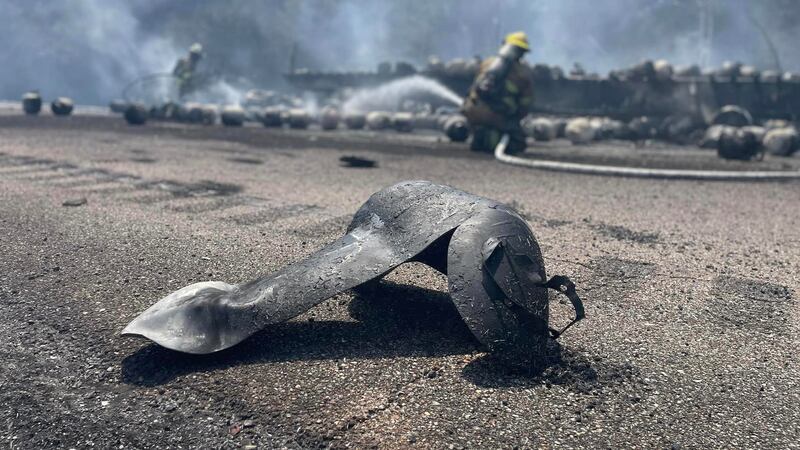 The incident happened near the 28 mile marker, between exits 27 and 29, just north of Highway 26.