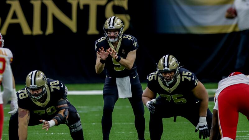 Drew Brees returned to the starting lineup after missing four games with a rib injury. (Saints...