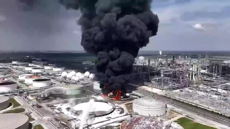 Fire at Marathon Refinery sends smoke over the skies in St. John Parish