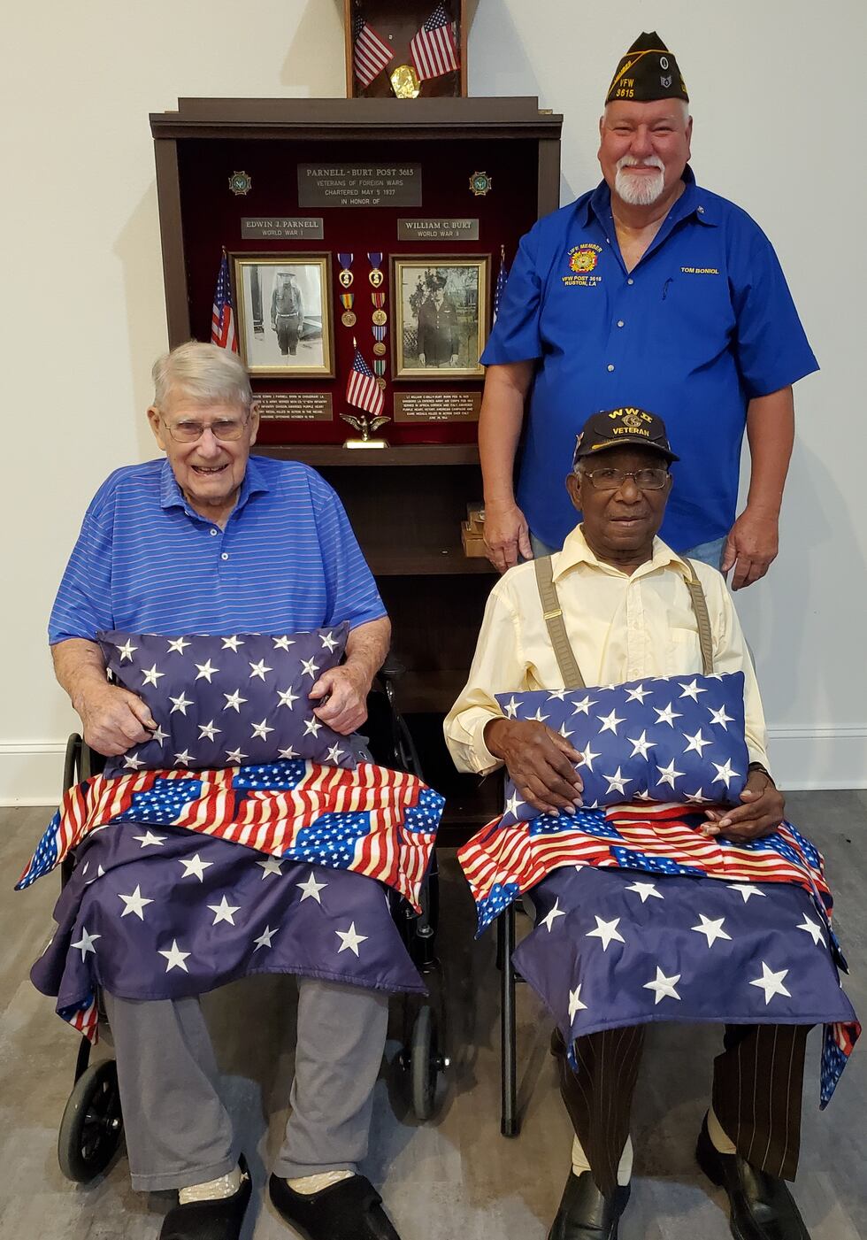 Tommy Ledford, Sam Mattox, and Tom Boniol