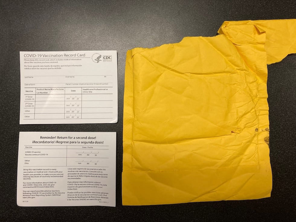 Thousands of fake COVID-19 vaccination cards, some of which were headed to New Orleans, were...