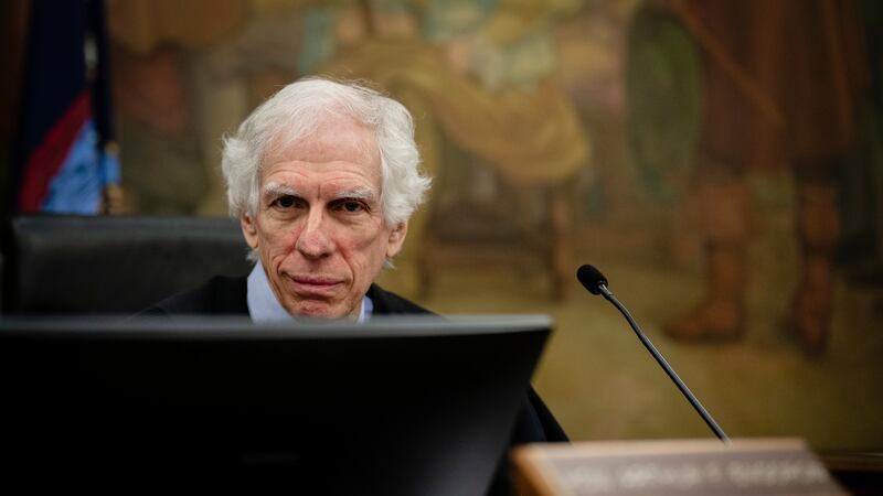 Justice Arthur Engoron presides over Donald Trump Jr.'s testimony in his family's civil fraud...