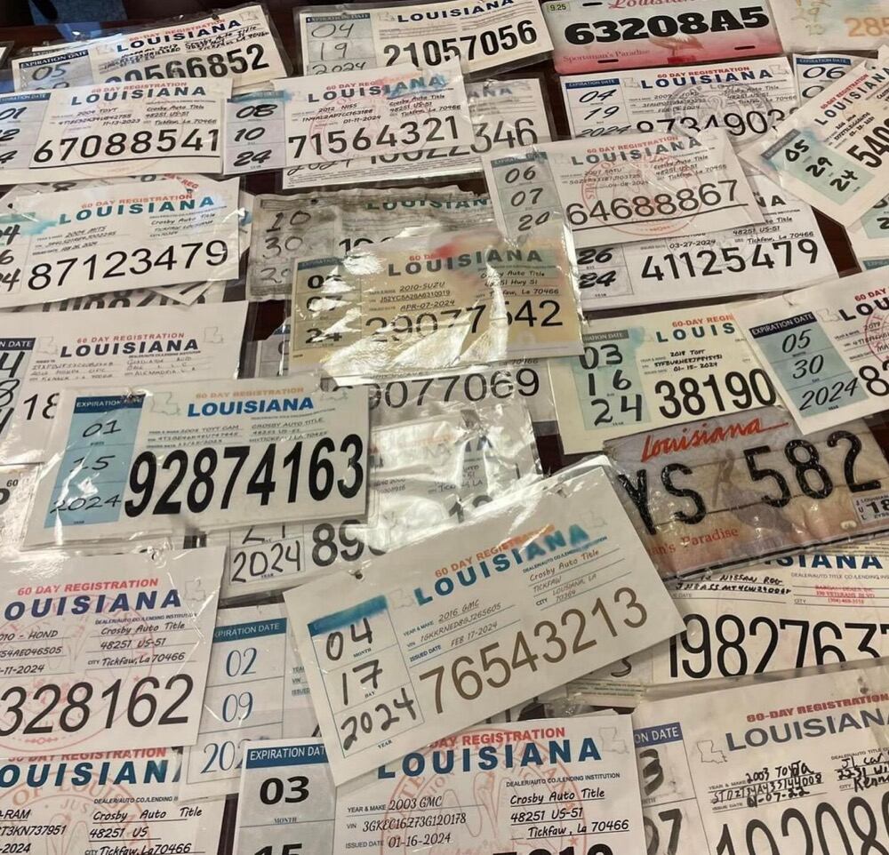 ZURIK: Fake license plates plague southeast Louisiana roads - Vimarsana News