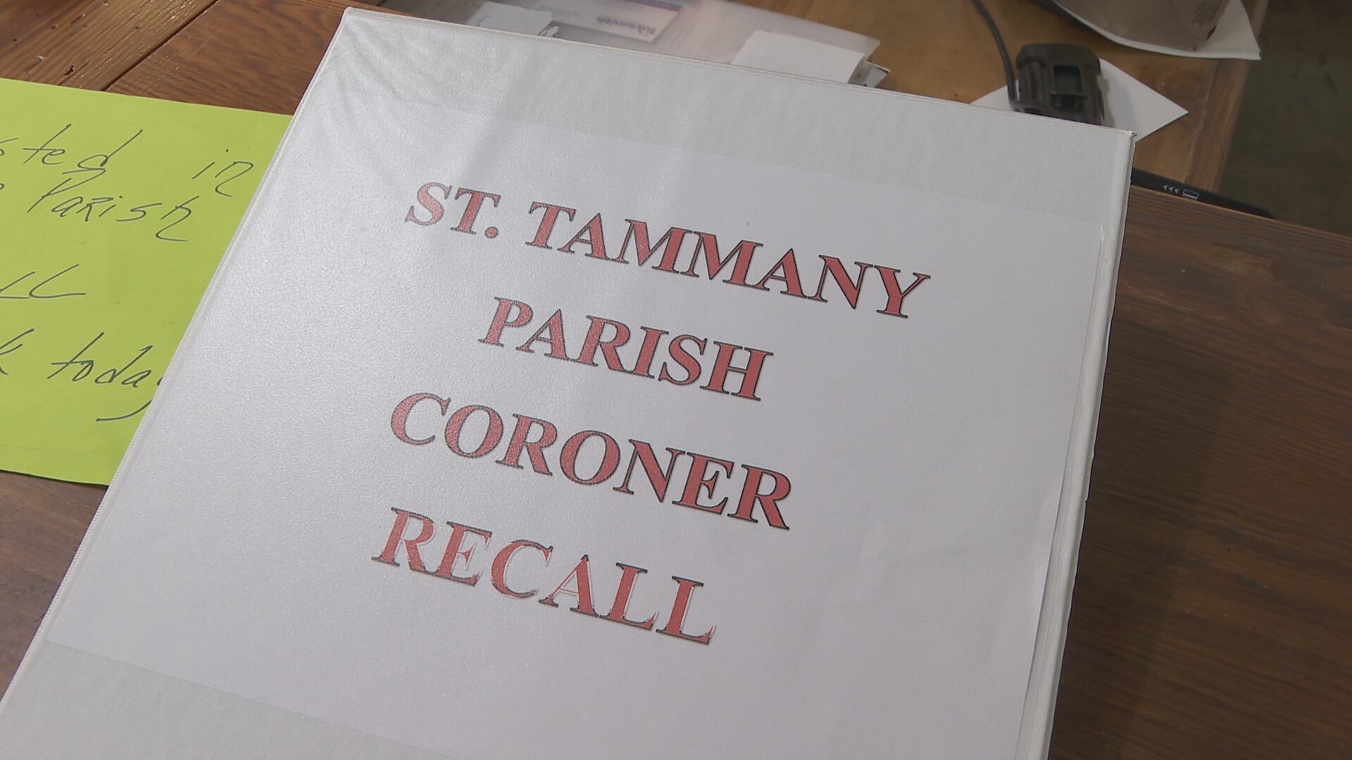 St. Tammany Coroner recall organizers turn to mailers as signatures slow - Vimarsana News
