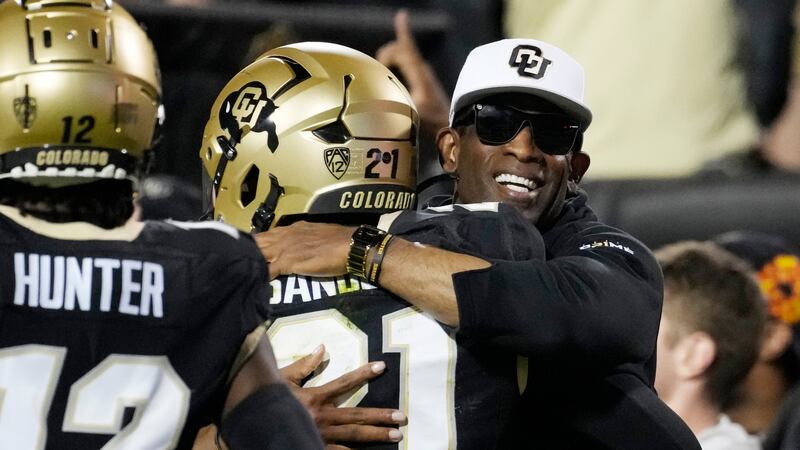 Colorado head coach Deion Sanders and his Buffaloes are 3-0 on the season. (AP Photo/David...