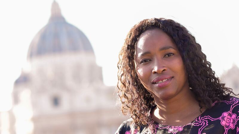 Southern African Catholic Bishops' Conference Communication Officer Sheila Pires poses for a...