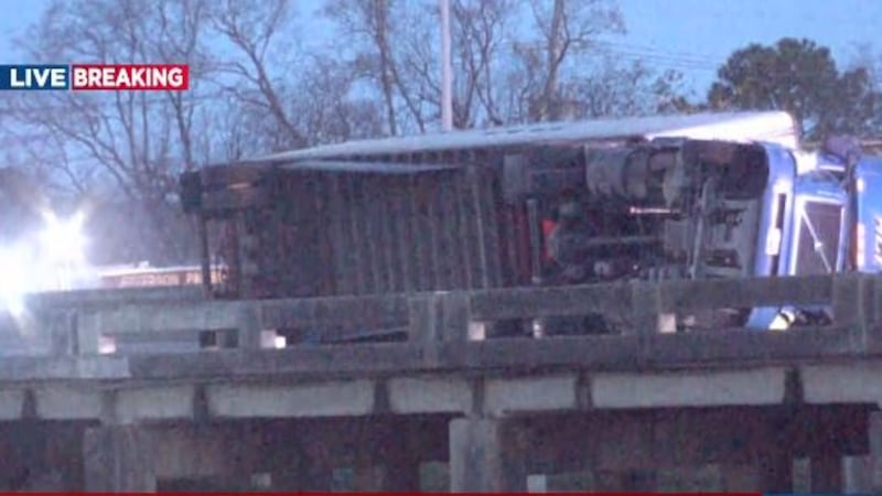I-10 is closed at Veterans due to an 18 wheeler fire.