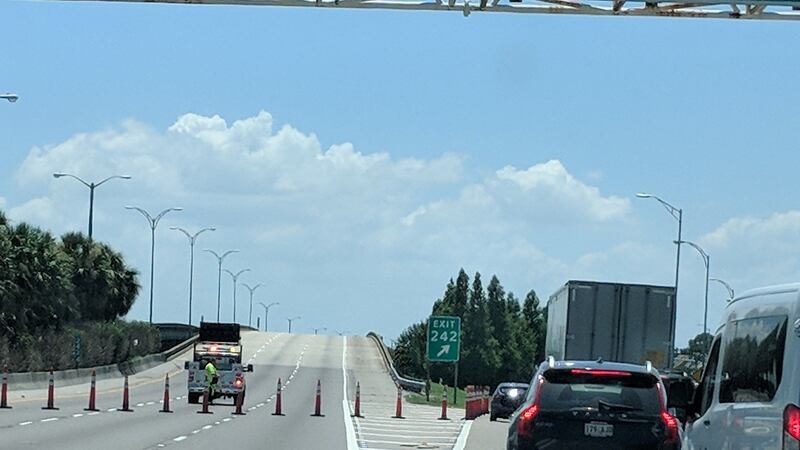 A crash shut down I-10 headed into the city. (FOX 8)