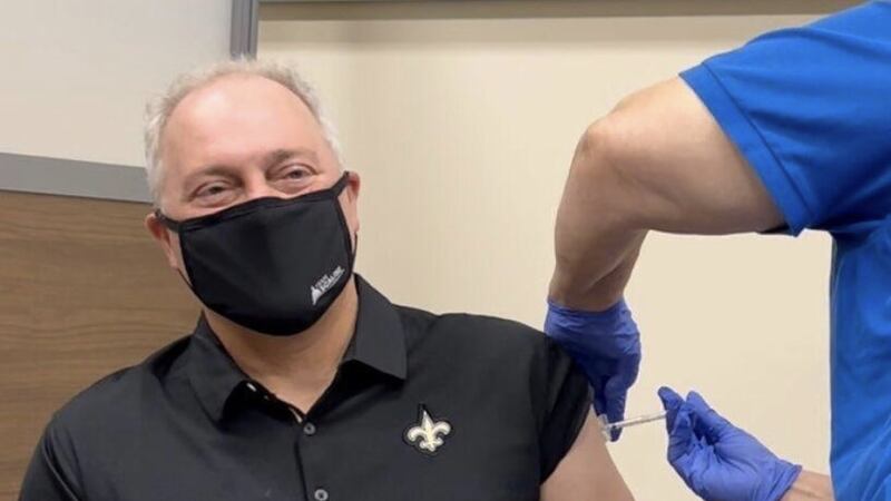After waiting months to receive the COVID-19 vaccine the No. 2 Republican in House, Steve...